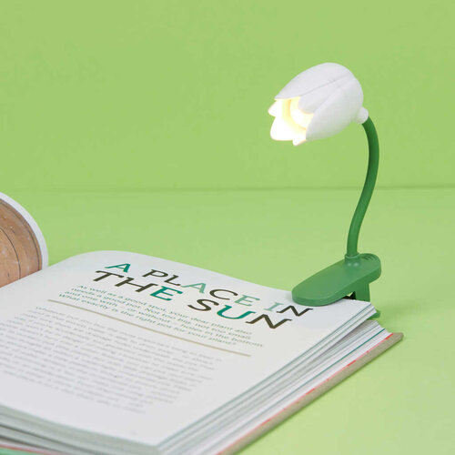 Balvi Leeslampje boek wit tulp Balvi Leeslampje boek wit tulp