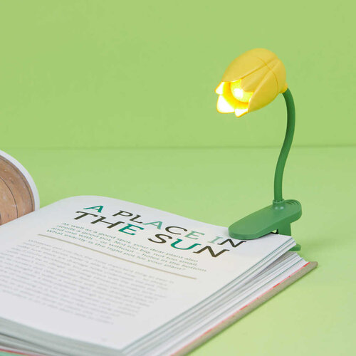 Balvi Leeslampje boek geel tulp Balvi Leeslampje boek geel tulp