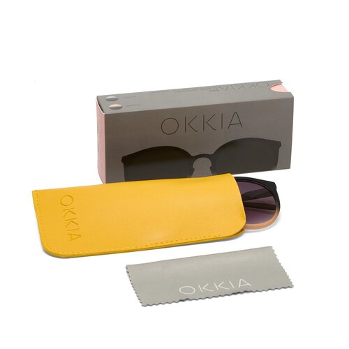 Okkia  sonnenbrille schwarz  rosa Berlino