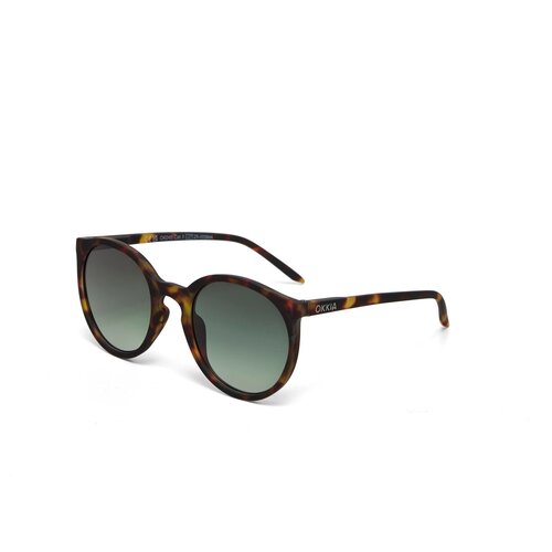 Okkia  zonnebril bruin classic havana Berlino