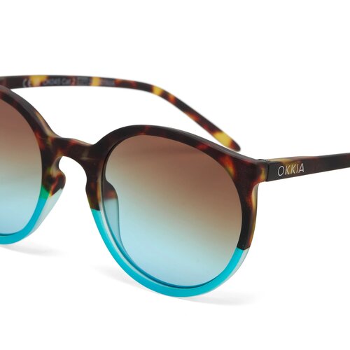 Okkia  sonnenbrille blau havana Berlino