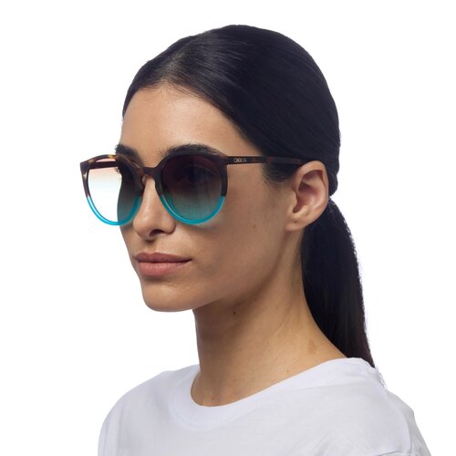 Okkia  sonnenbrille blau havana Berlino