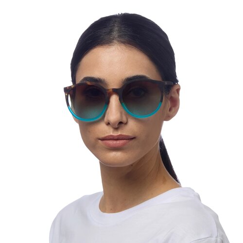 Okkia  sonnenbrille blau havana Berlino