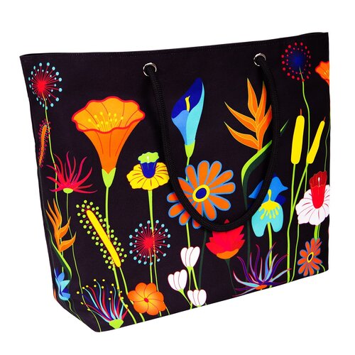Pylones Beach bag large Jardin Fleuri