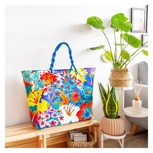 Pylones Beach bag large Bouquet