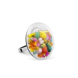 Pylones glass ring galet mini billes spring