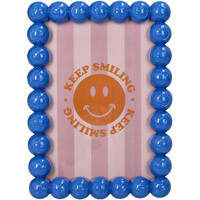 Photo frame 10x15 cm Smiley blue Kersten