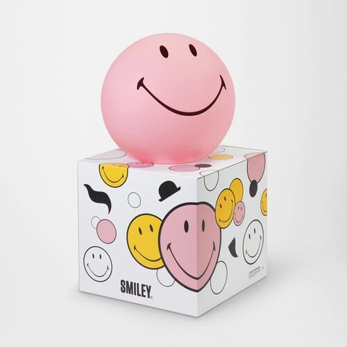 Mr Maria Smiley lamp XL roze led