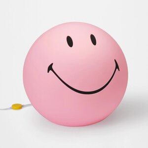 Mr Maria Smiley lamp XL roze led