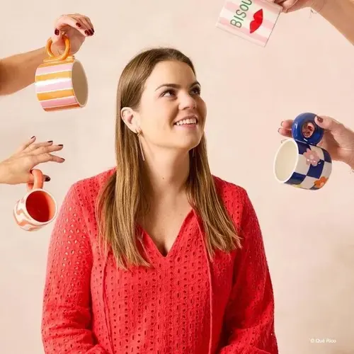 Que Rico Keramik becher Inés Rayas Bailarinas