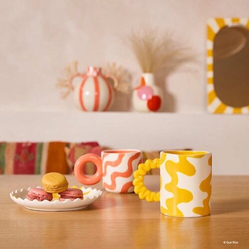 Que Rico Ceramic mug Bautista happy Waves