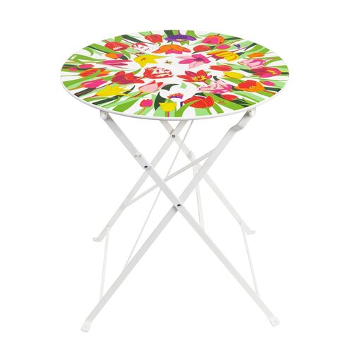 Pylones Folding table Garden Paradise tulips