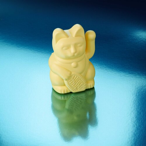 Donkey Products Maneki Neko Glückskatze solar gelb