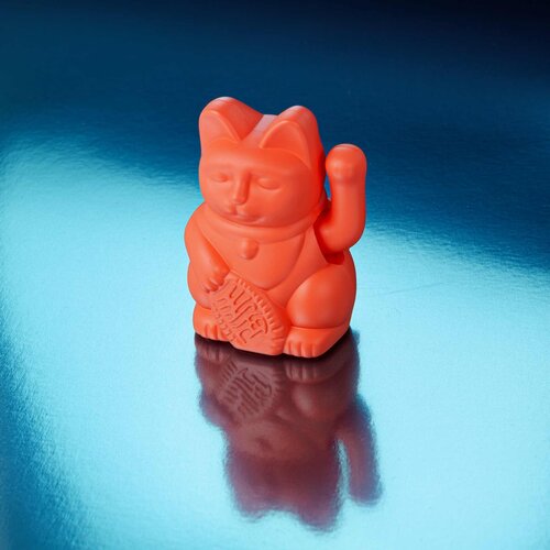Donkey Products Maneki Neko Glückskatze solar orange