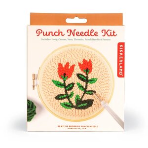 Kikkerland Punch Needle Kit Tulips