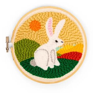 Kikkerland Punch Needle Kit Rabbit