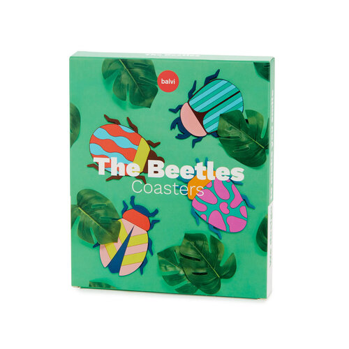 Balvi coasters The Beetles set of 4 Balvi coasters The Beetles set of 4