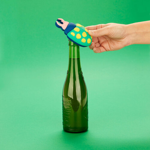 Balvi Flaschenöffner Käfer blau magnetisch