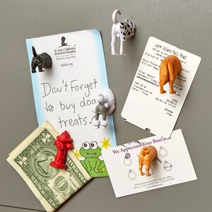 Kikkerland Animal magnets Dog butt
