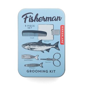 Kikkerland Fisherman Grooming Kit gentlemen