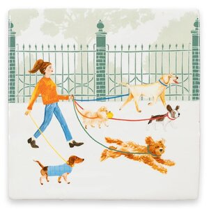 Storytiles Wie heeft de hond losgelaten 10x10 cm