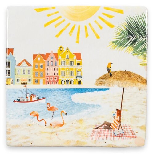 Storytiles Kleurrijk Curaçao 10x10 cm