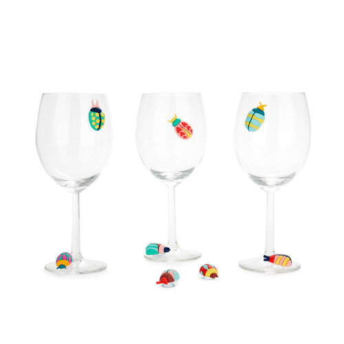 Balvi Glasmarkers kevers set van 8