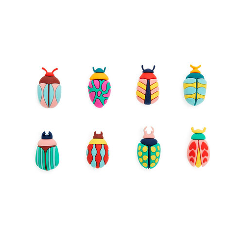 Balvi Glasmarkers kevers set van 8