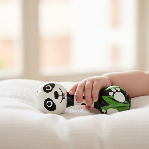 Pylones Rattle maracas panda chica chica