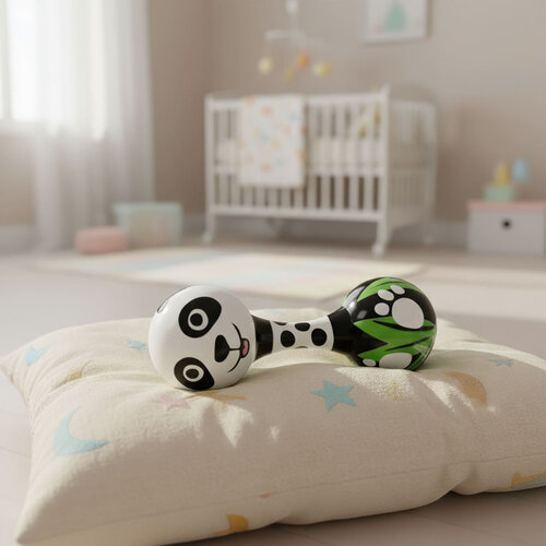 Pylones Rattle maracas panda chica chica