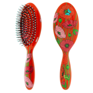 Pylones Haarbürste ladypop  Coquelicots