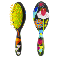 Hairbrush Ladypop Large Jardin fleuri