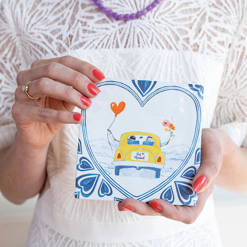 Storytiles Net getrouwd, daar gaan we! 10x10 cm