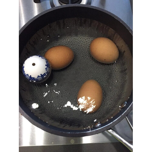 Brainstream Piepei Delfter Eieruhr blau mit 3 Melodien