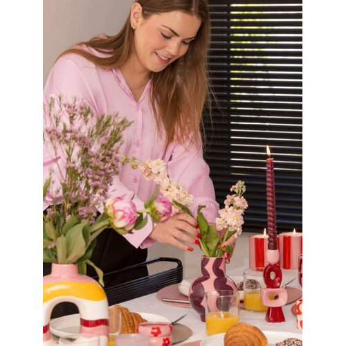 Que Rico Vase pink Gaspar Wavy Rumba