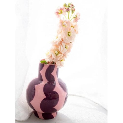Que Rico Vase pink Gaspar Wavy Rumba