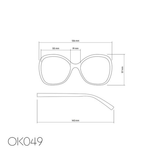 Okkia Leesbril Verona Havana Blue unisex Okkia Leesbril Verona Havana Blue unisex