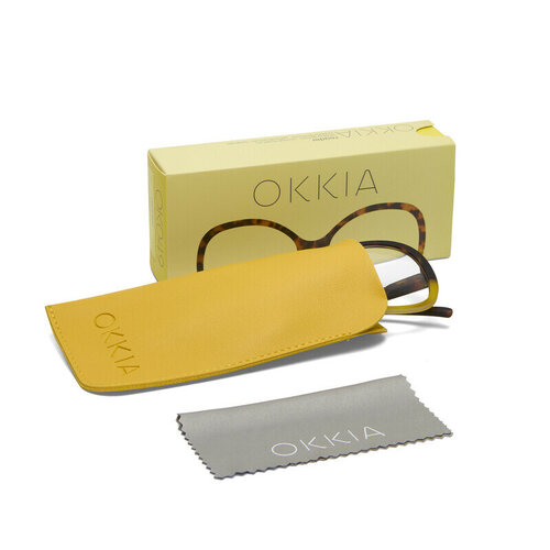 Okkia  Reading glasses Havana Yellow unisex