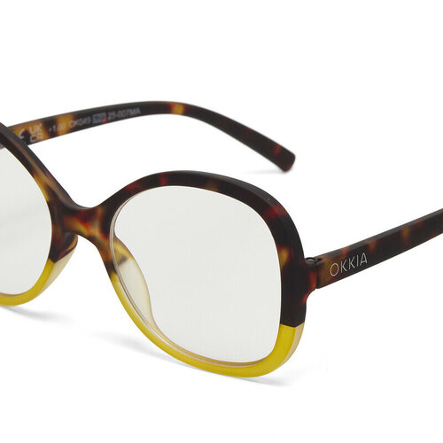 Okkia  Reading glasses Havana Yellow unisex