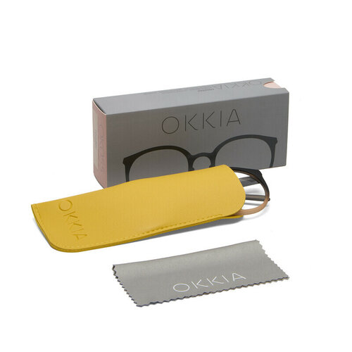 Okkia  Leesbril Bologna Black Pink unisex