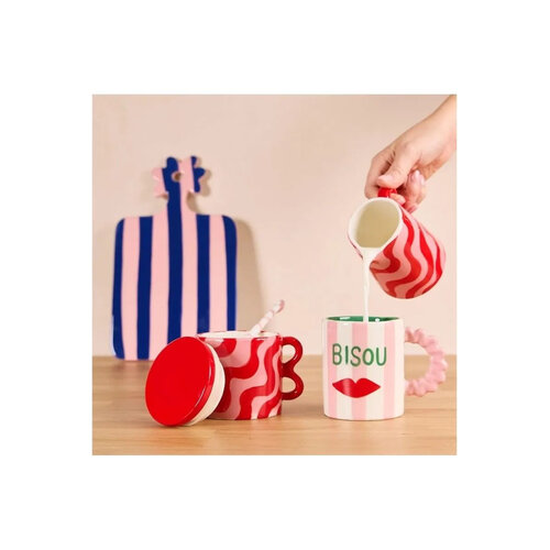 Que Rico Koffie mok Daniela Bisou Bisou