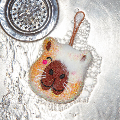 Kikkerland Schuurspons Capybara set van 2