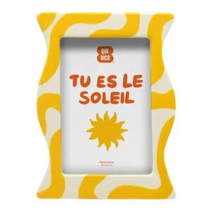 Que Rico Francisco Yellow Ceramic Photo Frame