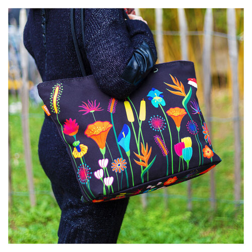 Pylones Shopper My Daily Bag Jardin Fleuri