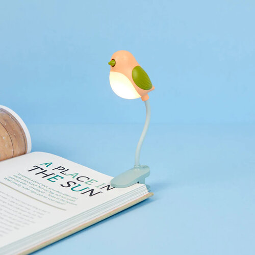 Balvi Leeslampje Boek Birdie Roze Balvi Leeslampje Boek Birdie Roze