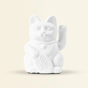 Donkey Products MyNeko Solar Lucky Cat White Donkey Products MyNeko Solar Lucky Cat White