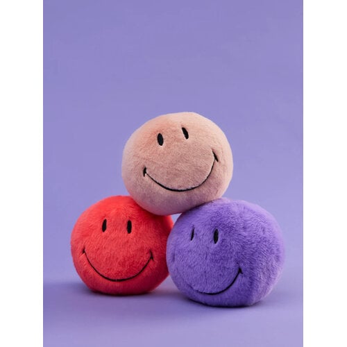 Smiley Knuffel Fuzzy Pink ECO Smiley Knuffel Fuzzy Pink ECO