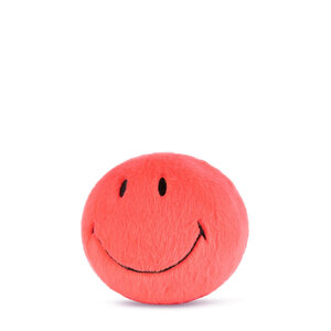 Smiley Knuffel Fuzzy Bright Coral ECO Smiley Knuffel Fuzzy Bright Coral ECO