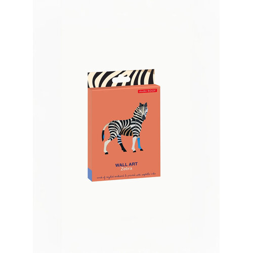 Studio Roof Zebra 3D Wanddecoratie Bouwpakket Karton Studio Roof Zebra 3D Wanddecoratie Bouwpakket Karton