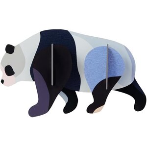 Studio Roof Panda 3D Wanddecoratie Bouwpakket Karton